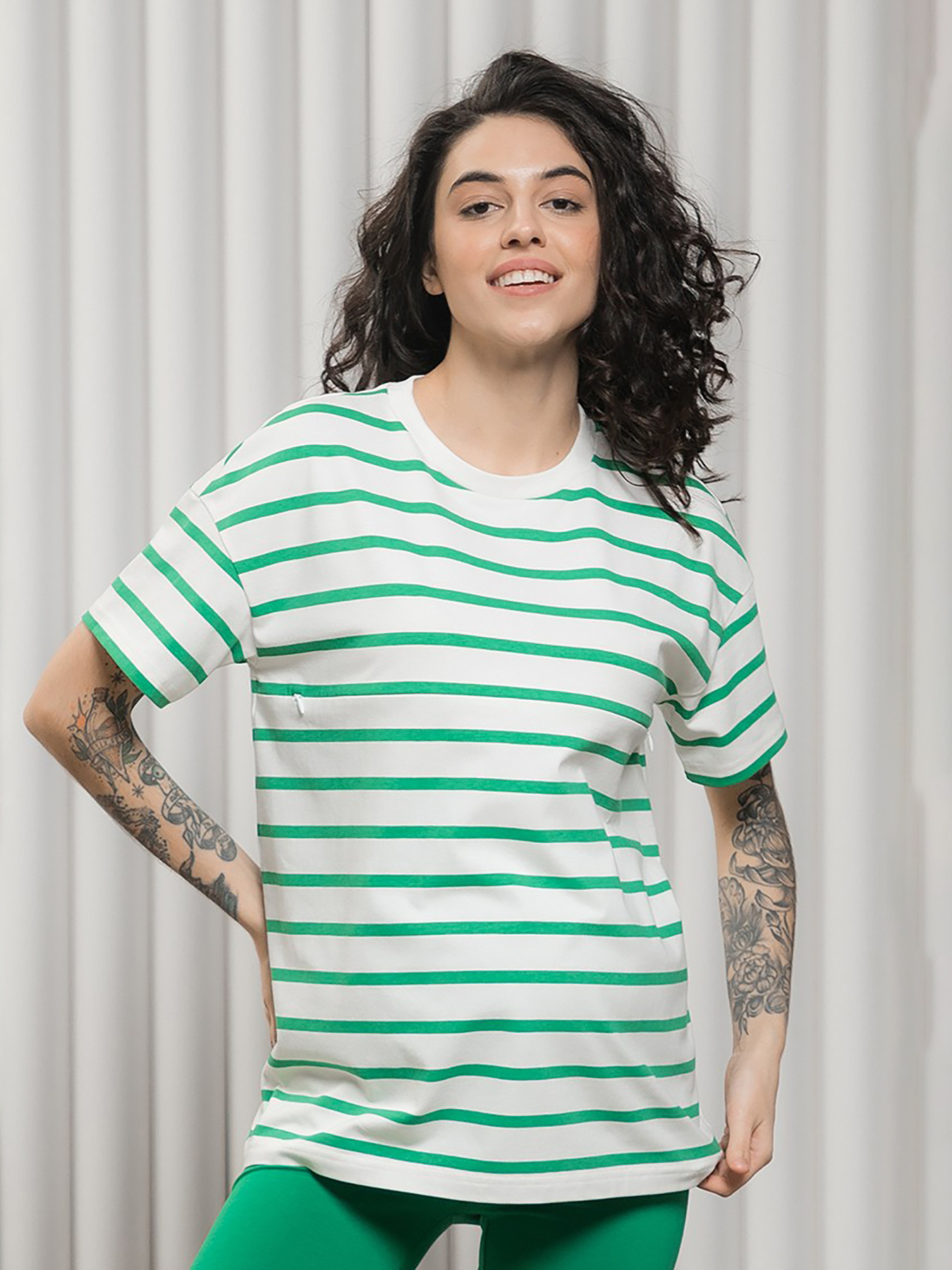 Футболка Yula mama Kirby модель KirbyNR-24.013GreenYLMMTSH Футболка Yula mama Kirby модель KirbyNR-24.013GreenYLMMTSH Фото