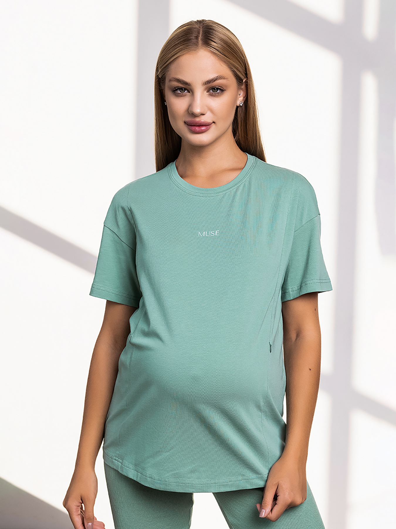 Футболка Yula mama Muse модель MuseNR-24.041GreenYLMMTSH Фото