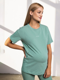 Футболка Yula mama Muse модель MuseNR-24.041GreenYLMMTSH Футболка Yula mama Muse модель MuseNR-24.041GreenYLMMTSH Фото