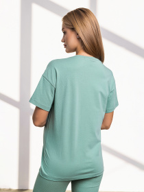 Футболка Yula mama Muse модель MuseNR-24.041GreenYLMMTSH Футболка Yula mama Muse модель MuseNR-24.041GreenYLMMTSH Фото