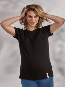 Футболка Yula mama Una модель UnaNR-24.051BlackYLMMTSH Фото