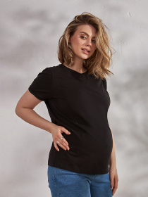 Футболка Yula mama Una модель UnaNR-24.051BlackYLMMTSH Фото