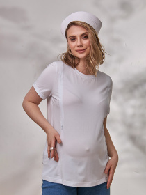 Футболка Yula mama Una модель UnaNR-24.052WhiteYLMMTSH Фото