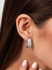 Серьги-кольца Famo модель SER-12899_02 Фото