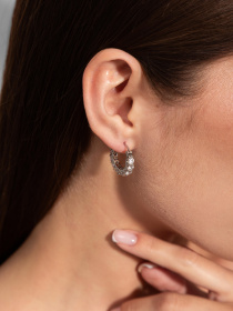 Серьги-кольца Famo модель SER-12962_01 Фото