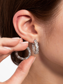 Серьги-кольца Famo модель SER-12880_01 Фото