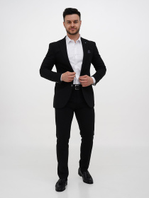 Повседневный костюм Trend Collection модель TC12231BlackKSTMMN Фото