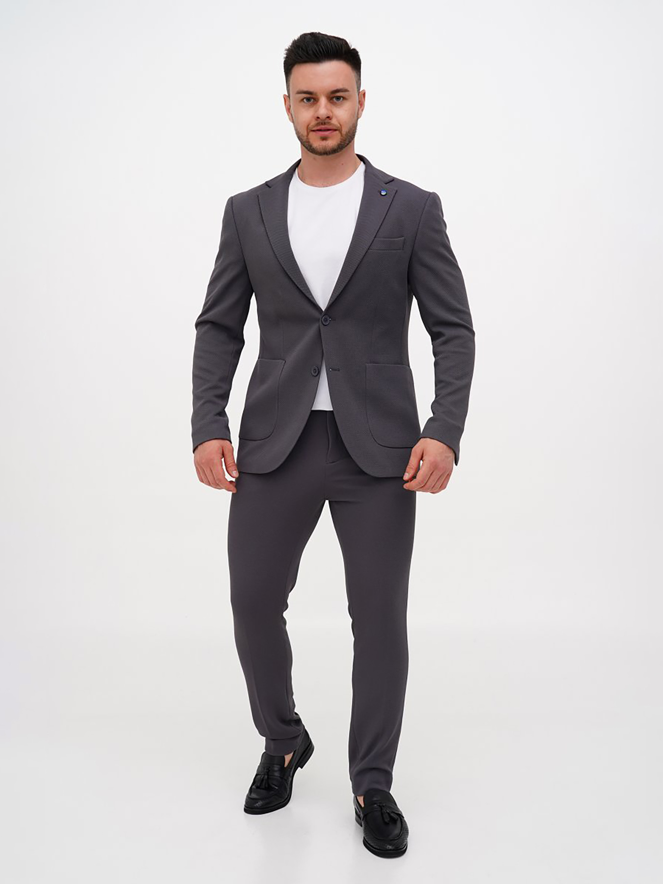 Повседневный костюм Trend Collection модель TC11415GreyKSTMMN Фото