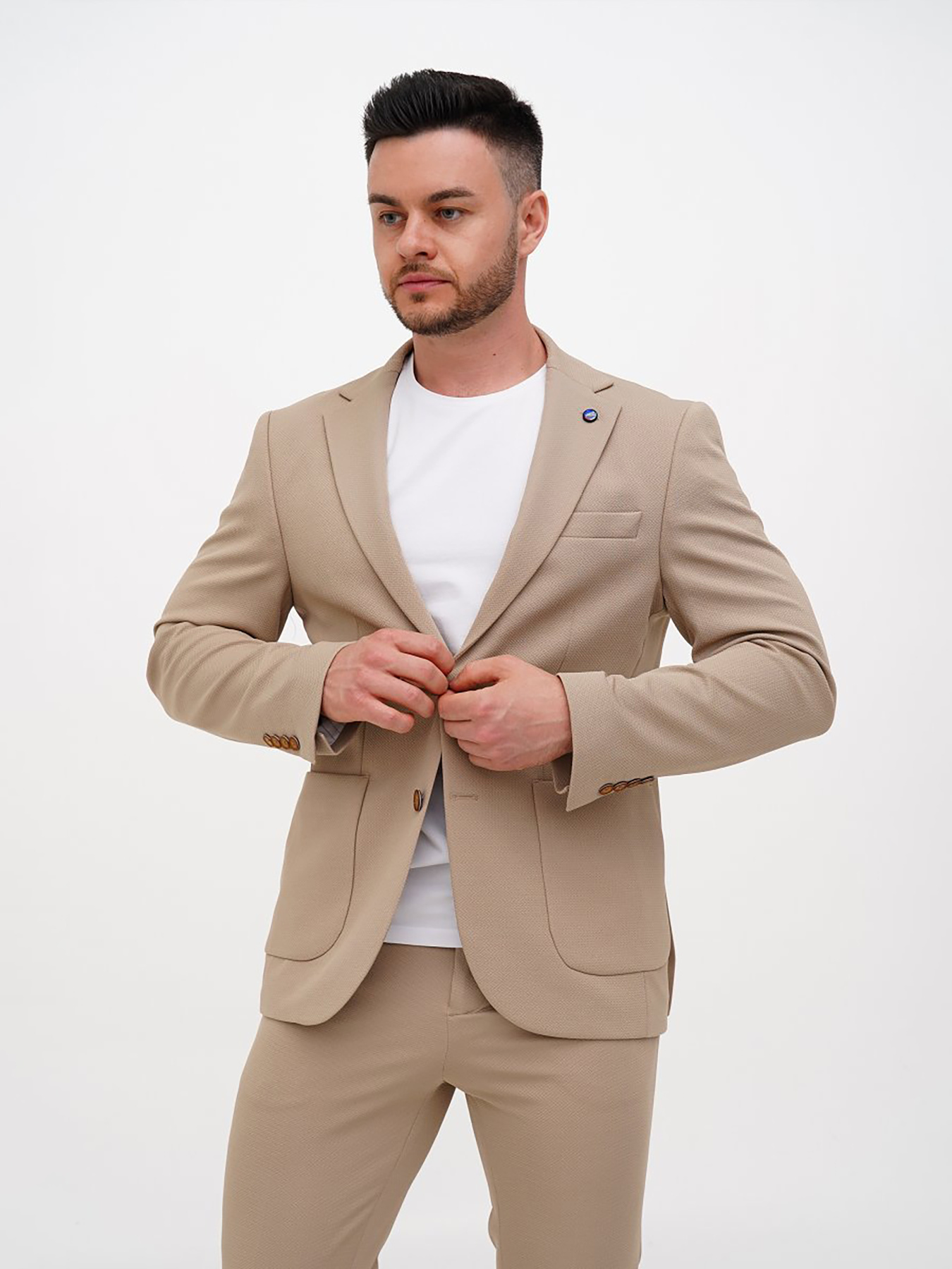 Костюм Trend Collection модель TC11414BeigeKSTMMN Фото