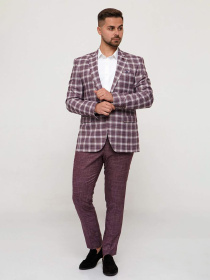 Повседневный костюм Trend Collection модель TC3489BordoKSTMMN Фото