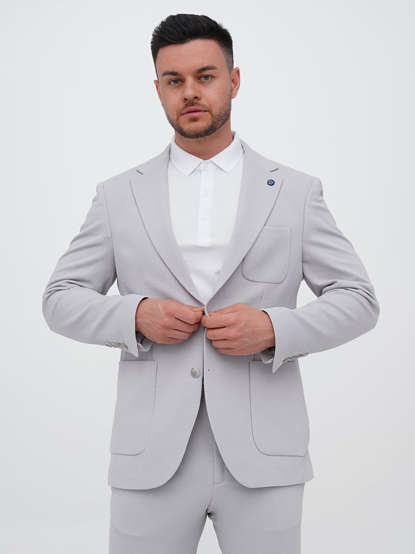 Повседневный костюм Trend Collection модель TC14311LightGreyKSTMMN Фото