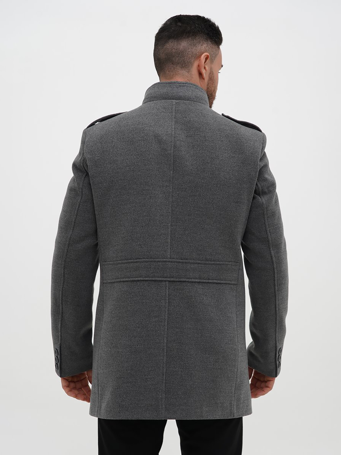 Пальто Trend Collection модель TC12825GreyPLTMN Фото