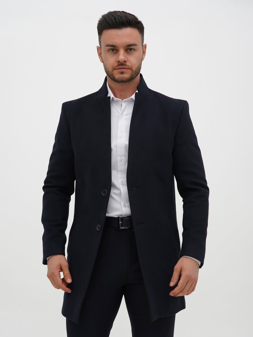 Пальто Trend Collection модель TC12822DarkBluePLTMN Фото