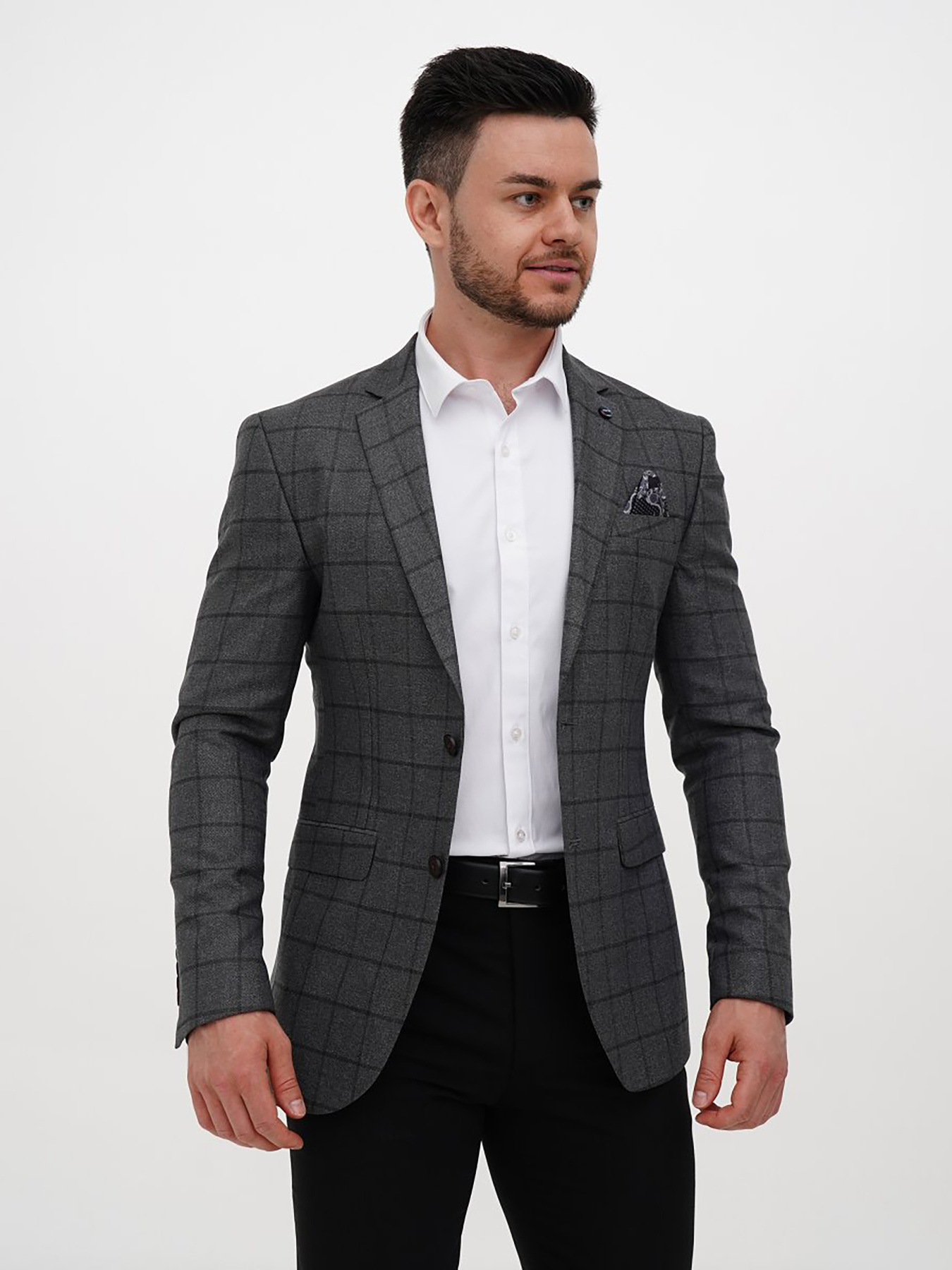 Пиджак Trend Collection модель TC12238GreyPDZHKMN Фото