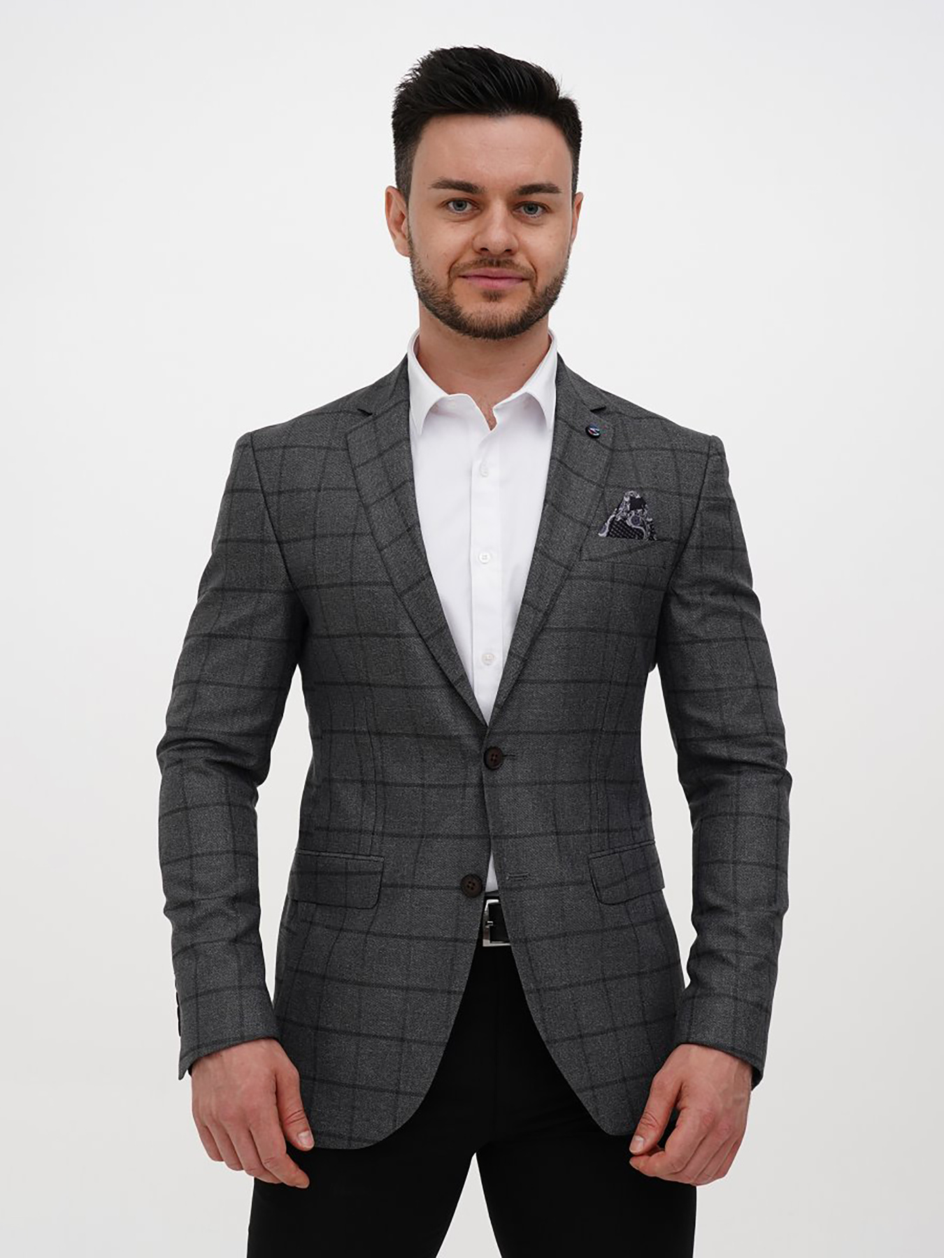 Пиджак Trend Collection модель TC12238GreyPDZHKMN Фото