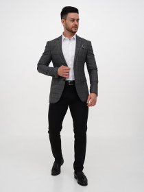 Пиджак Trend Collection модель TC12238GreyPDZHKMN Фото