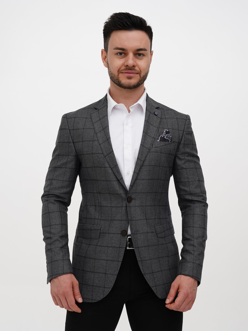 Піджак Trend Collection модель TC12238GreyPDZHKMN Фото