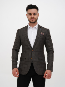 Пиджак Trend Collection модель TC12237BrownPDZHKMN Фото