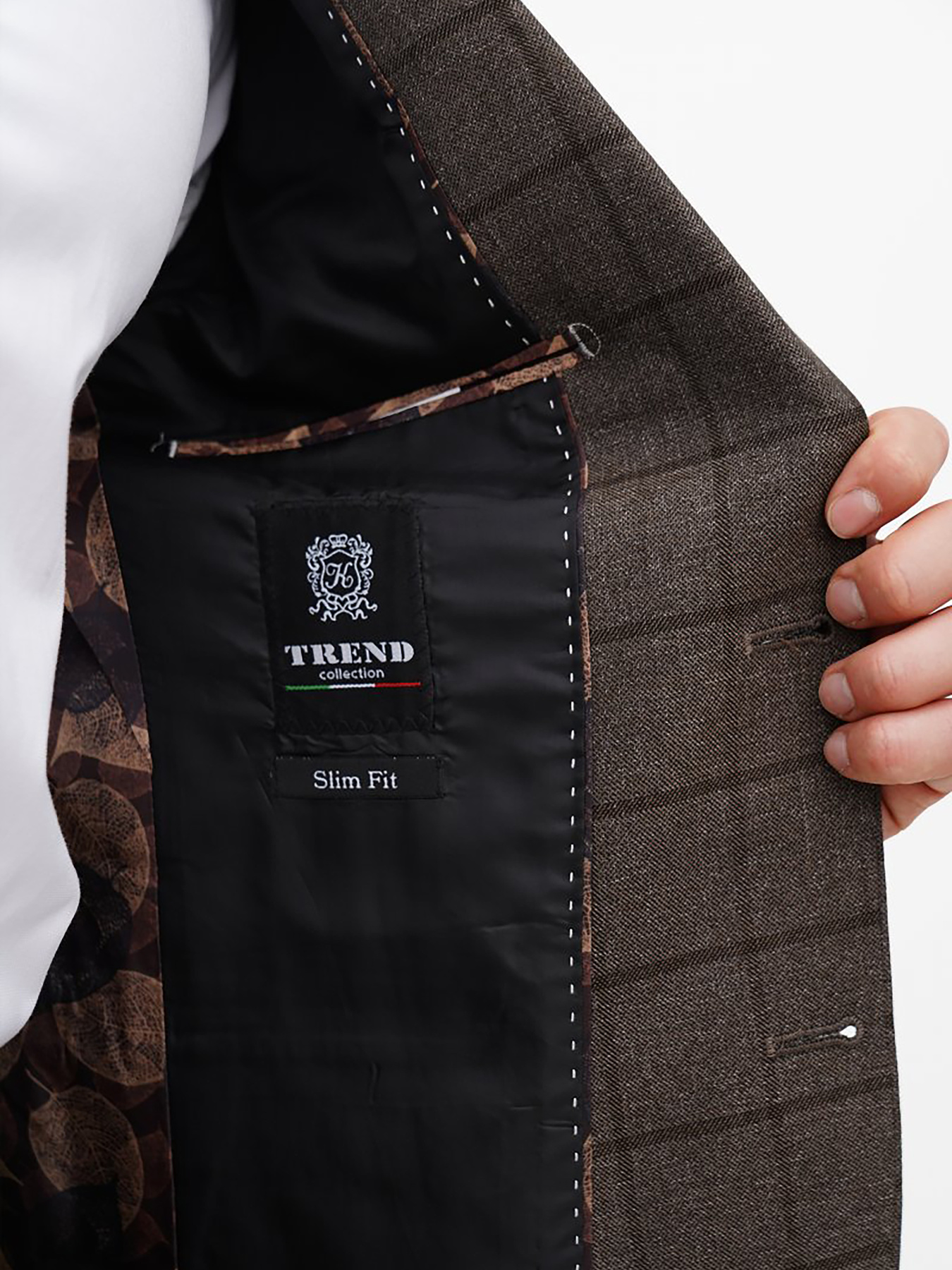 Пиджак Trend Collection модель TC12237BrownPDZHKMN Фото