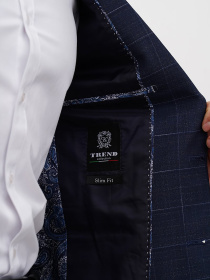 Пиджак Trend Collection модель TC12236BluePDZHKMN Фото