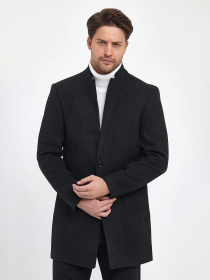 Пальто Trend Collection модель TC9681GreyPLTMN Фото