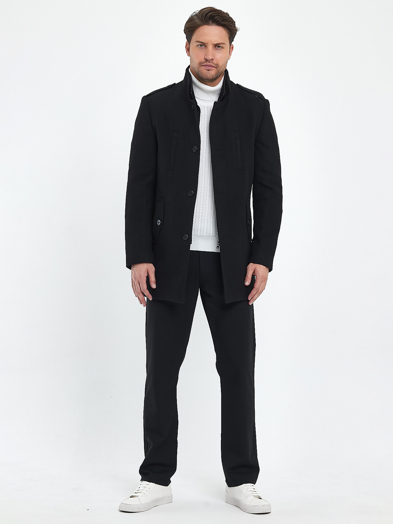 Пальто Trend Collection модель TC9680BlackPLTMN Фото