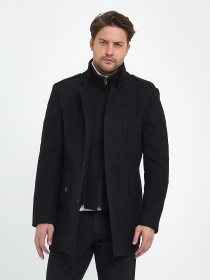 Пальто Trend Collection модель TC9680BlackPLTMN Фото