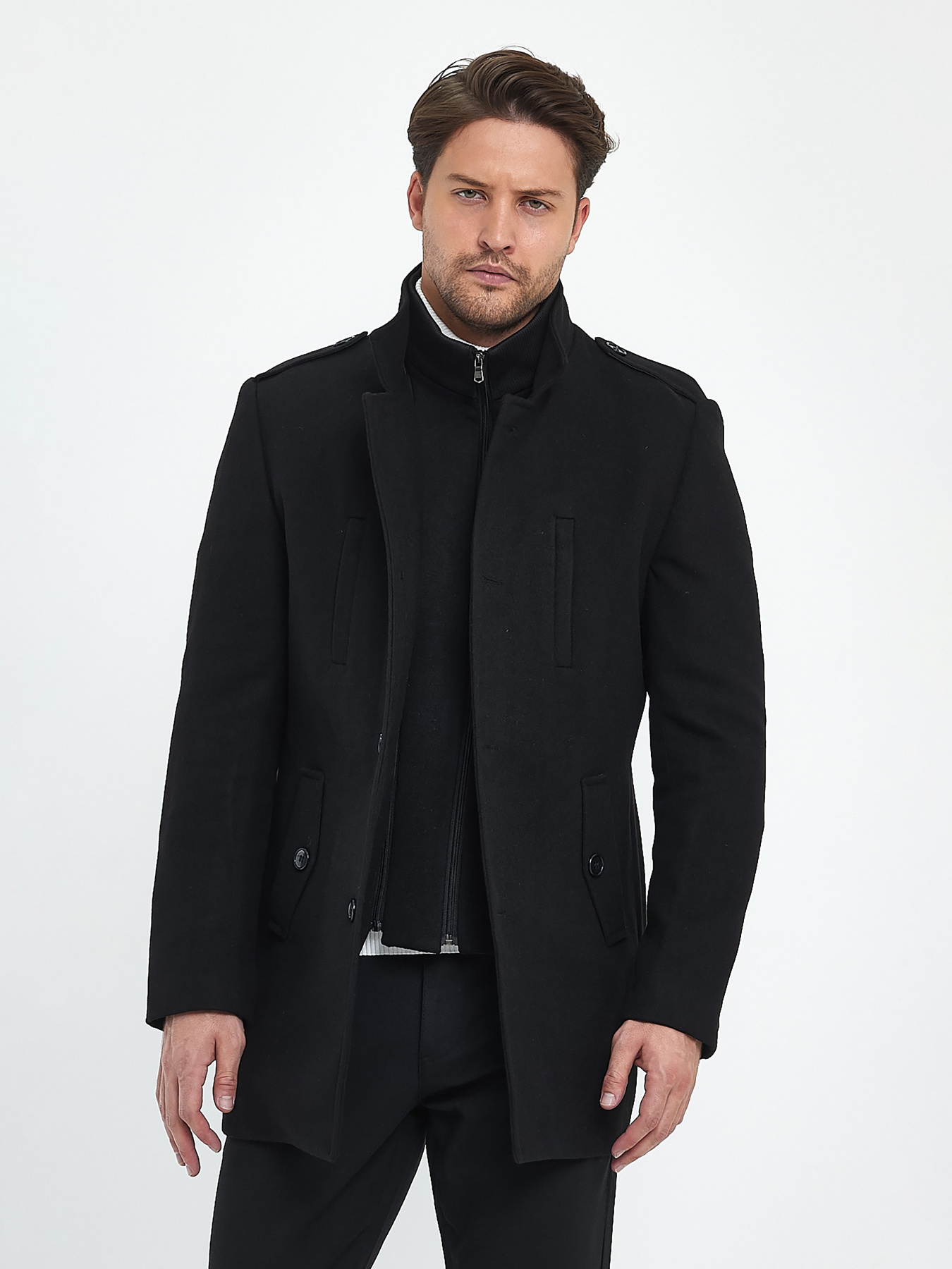 Пальто Trend Collection модель TC9680BlackPLTMN Пальто Trend Collection модель TC9680BlackPLTMN Фото