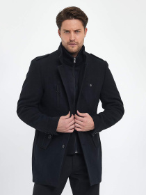Пальто Trend Collection модель TC9679DarkBluePLTMN Фото