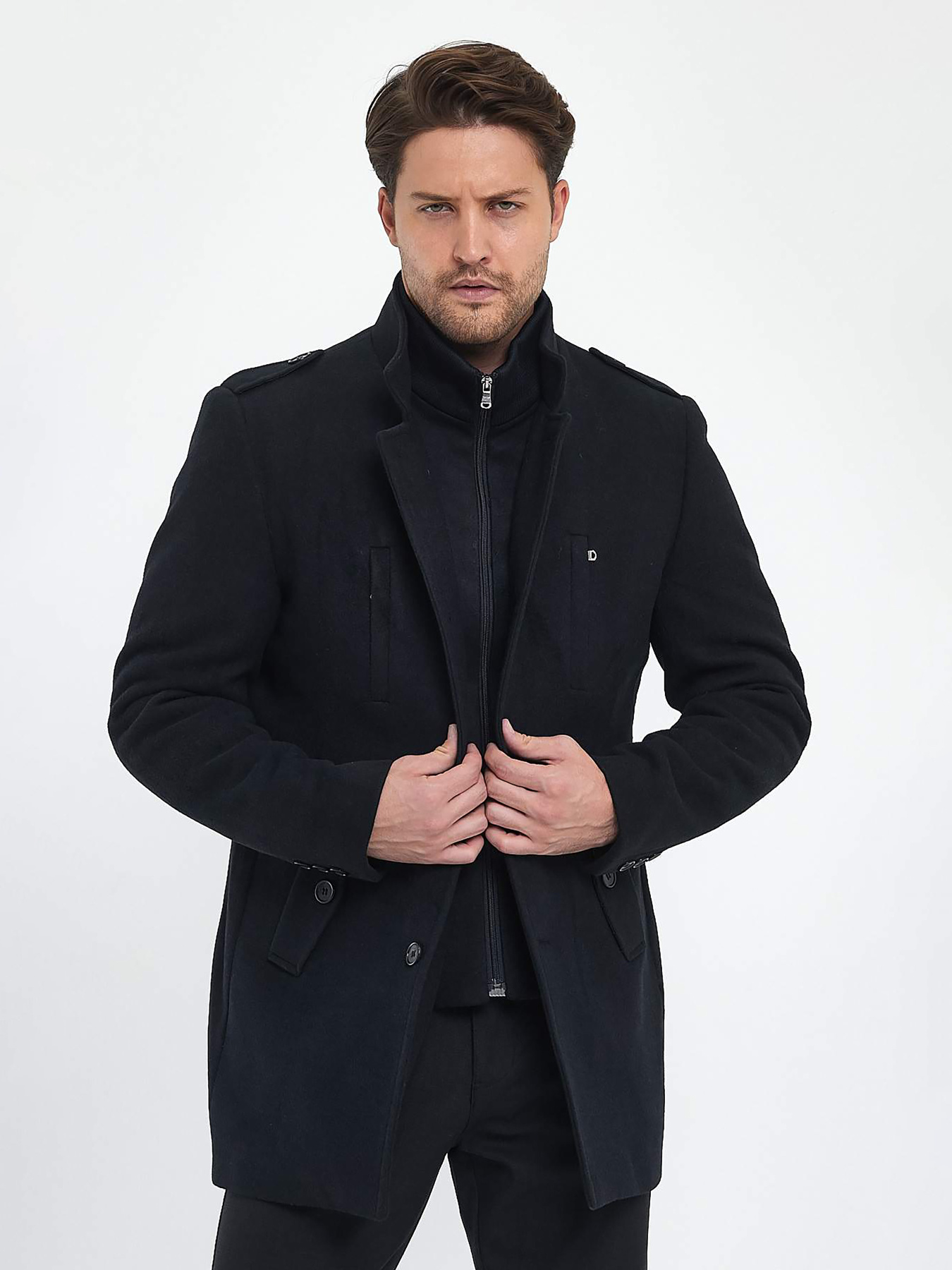 Пальто Trend Collection модель TC9679DarkBluePLTMN Фото