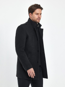 Пальто Trend Collection модель TC9678GreyPLTMN Фото