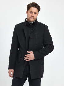 Пальто Trend Collection модель TC9678GreyPLTMN Фото