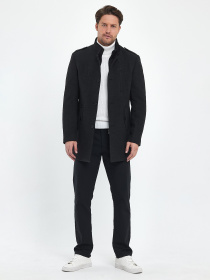 Пальто Trend Collection модель TC9678GreyPLTMN Фото