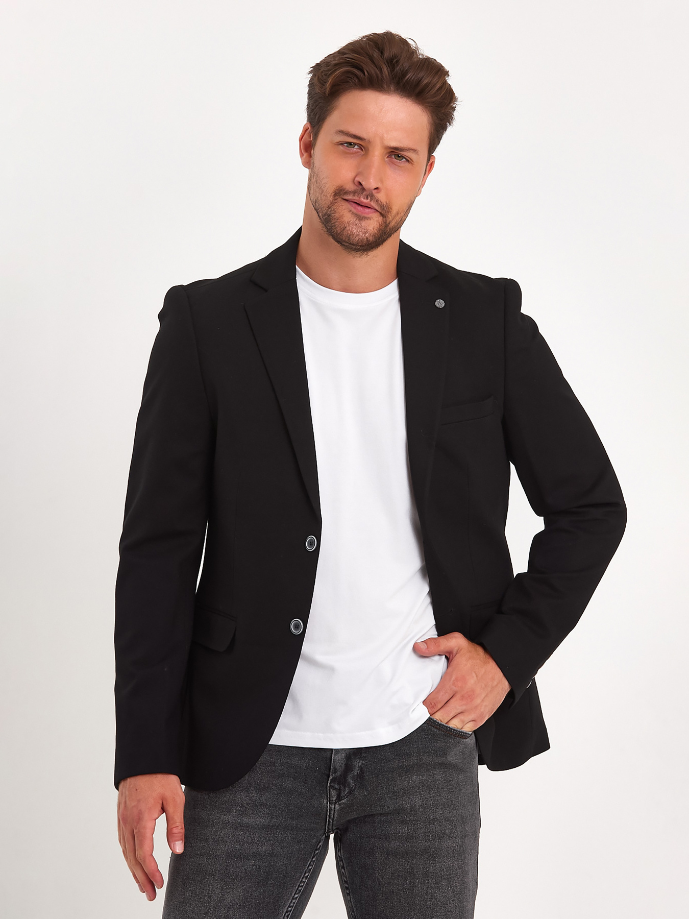 Пиджак Trend Collection модель TC8251BlackPDZHKMN Фото