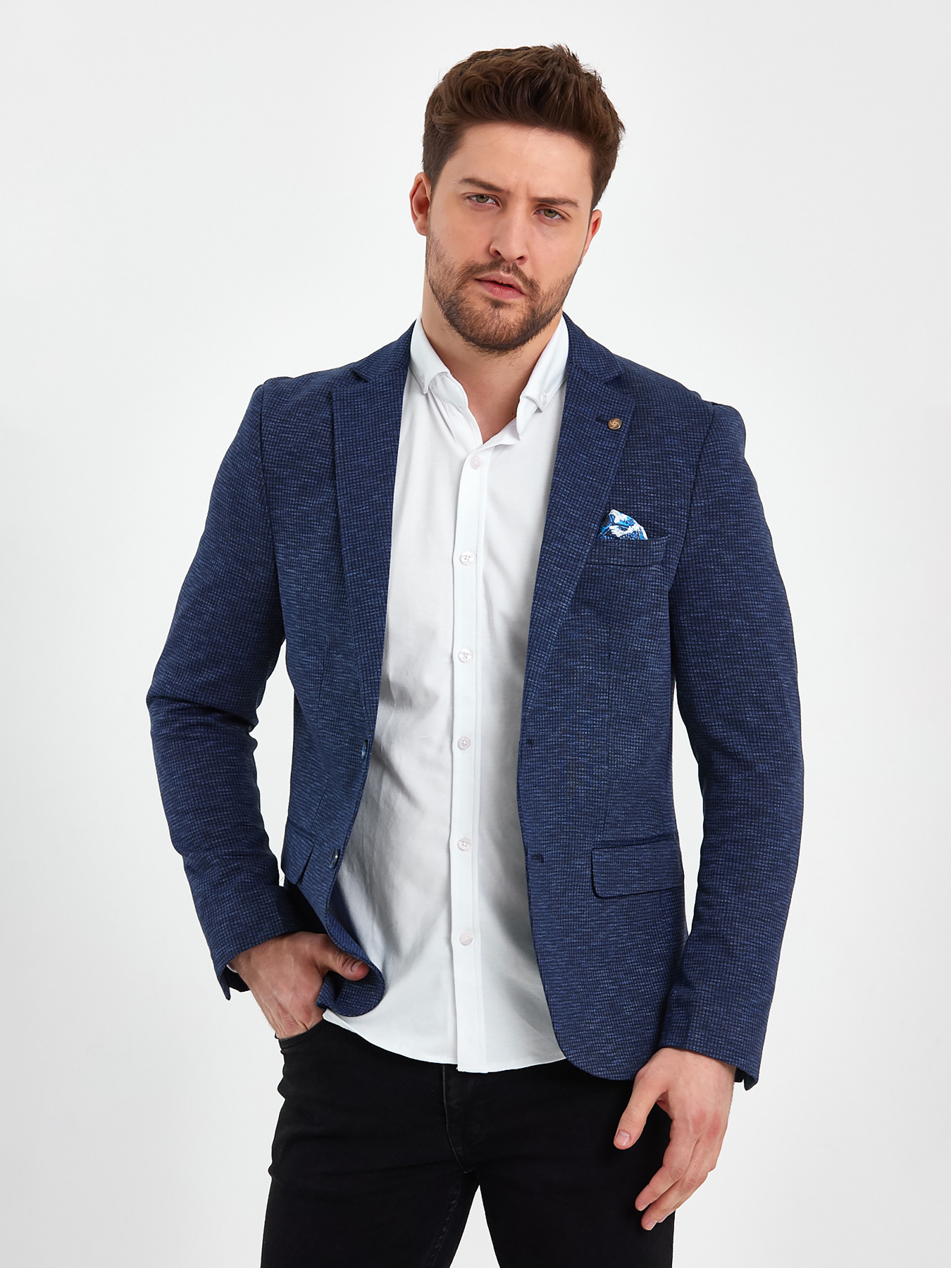 Пиджак Trend Collection модель TC7887BluePDZHKMN Фото