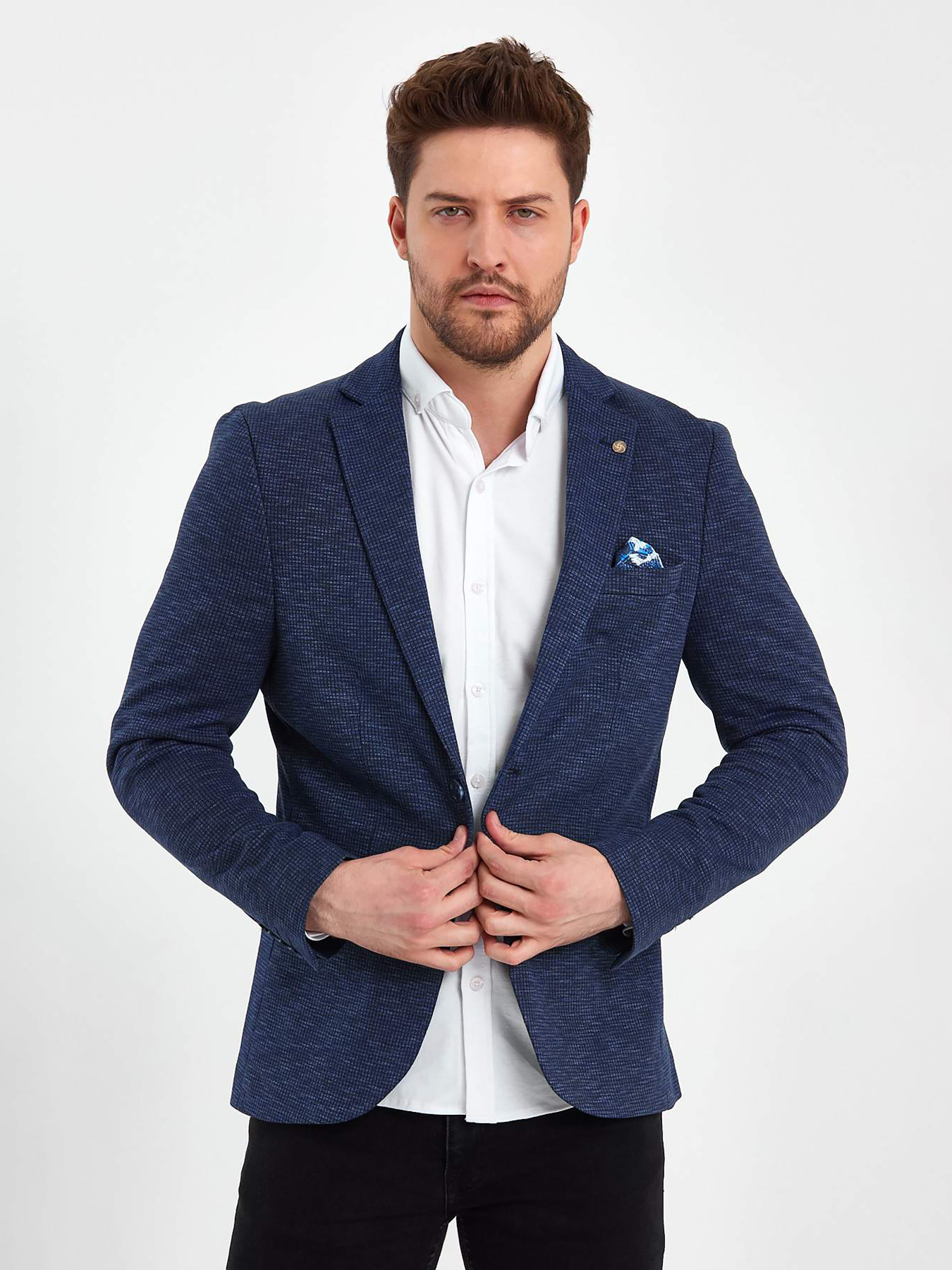 Пиджак Trend Collection модель TC7886BluePDZHKMN Фото