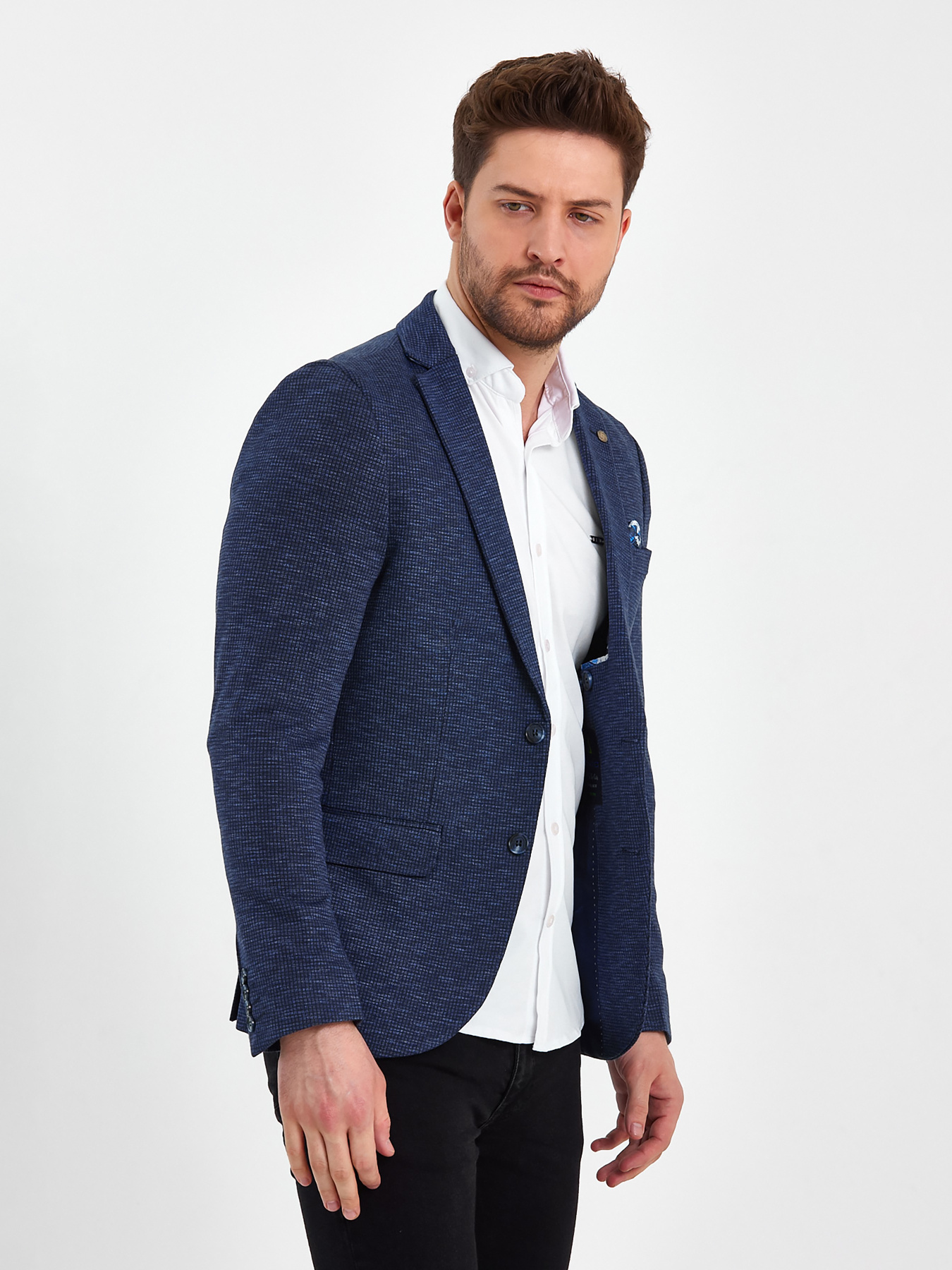 Піджак Trend Collection модель TC7886BluePDZHKMN Фото