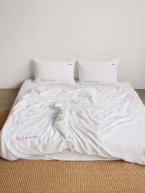 Комплект постільної білизни з  вишивкою "Ще 5 хвилиночок" LEVAN HOME модель 983912169 Фото