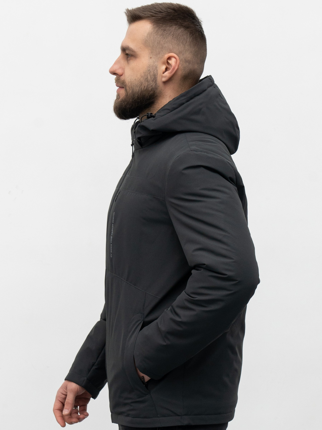 Демисезонная куртка D&V couture модель 96-GRY Фото