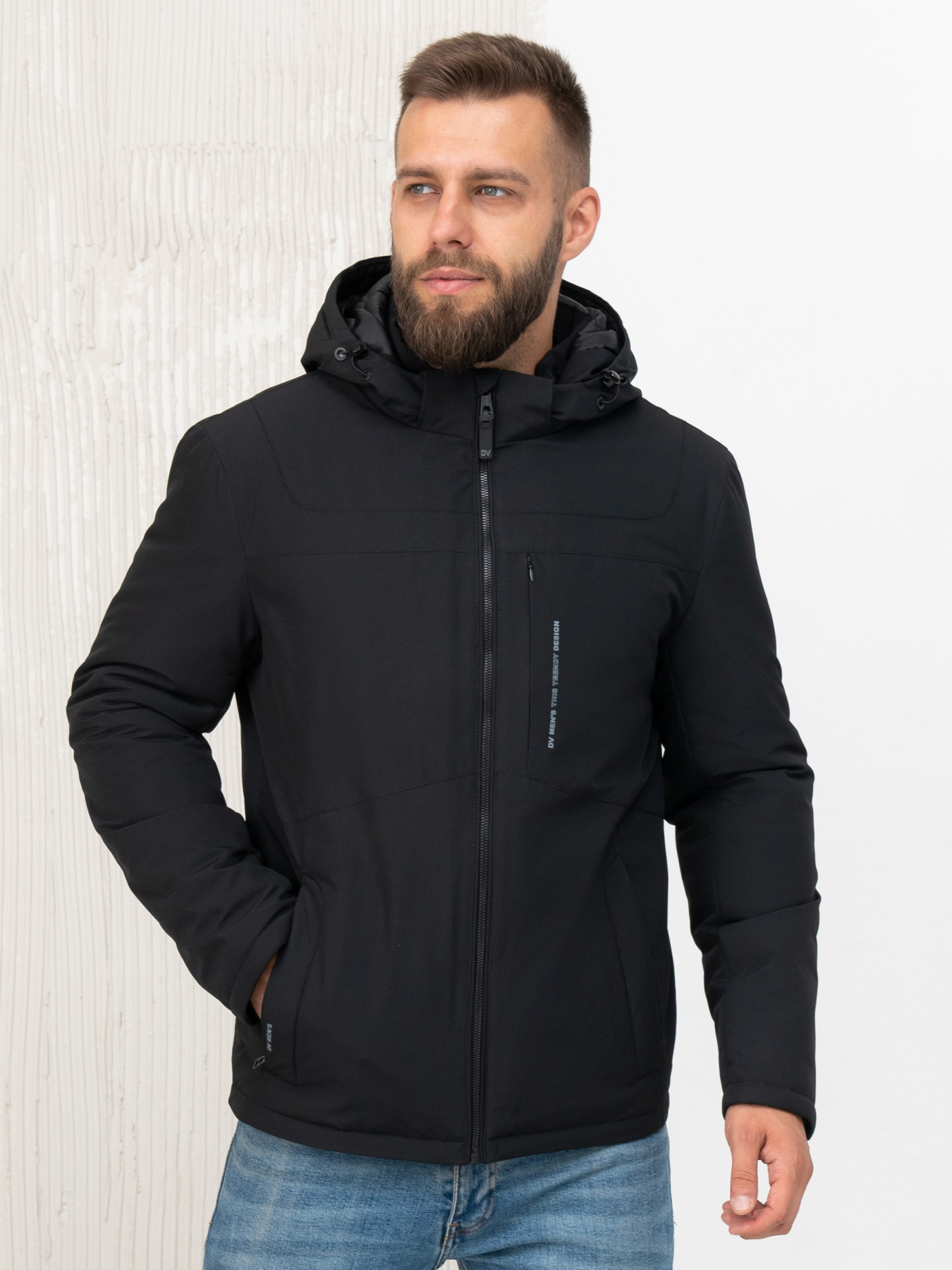 Демисезонная куртка D&V couture модель 96-BLC Фото