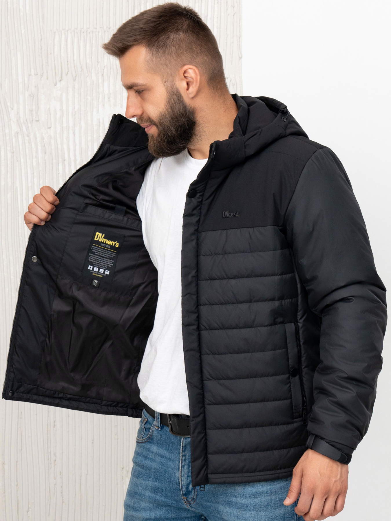 Демисезонная куртка D&V couture модель 98-BLC Демисезонная куртка D&V couture модель 98-BLC Фото