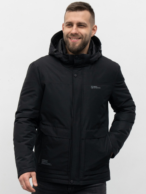 Демисезонная куртка D&V couture модель 105-BLC Фото