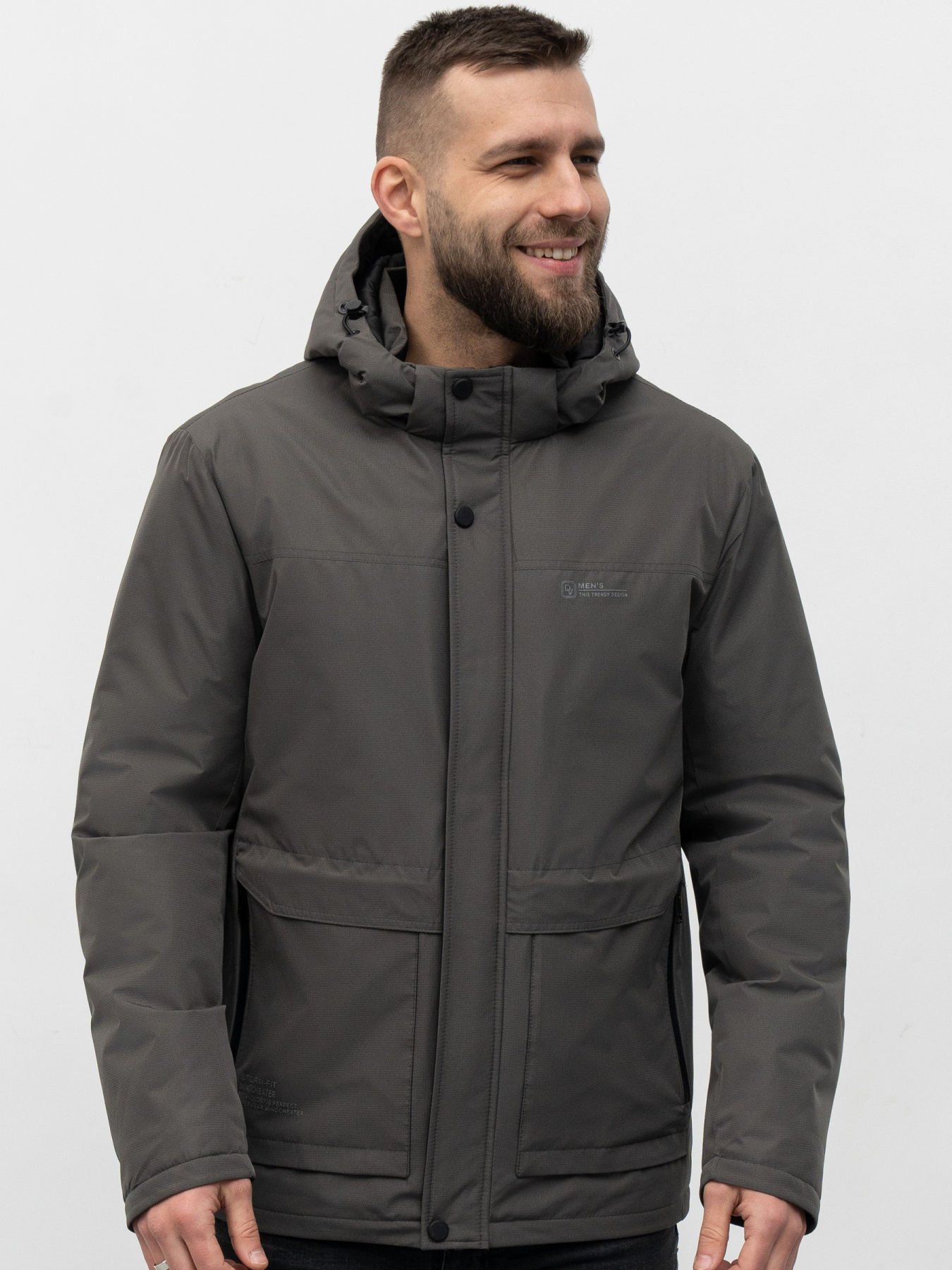 Демисезонная куртка D&V couture модель 105-GR Фото