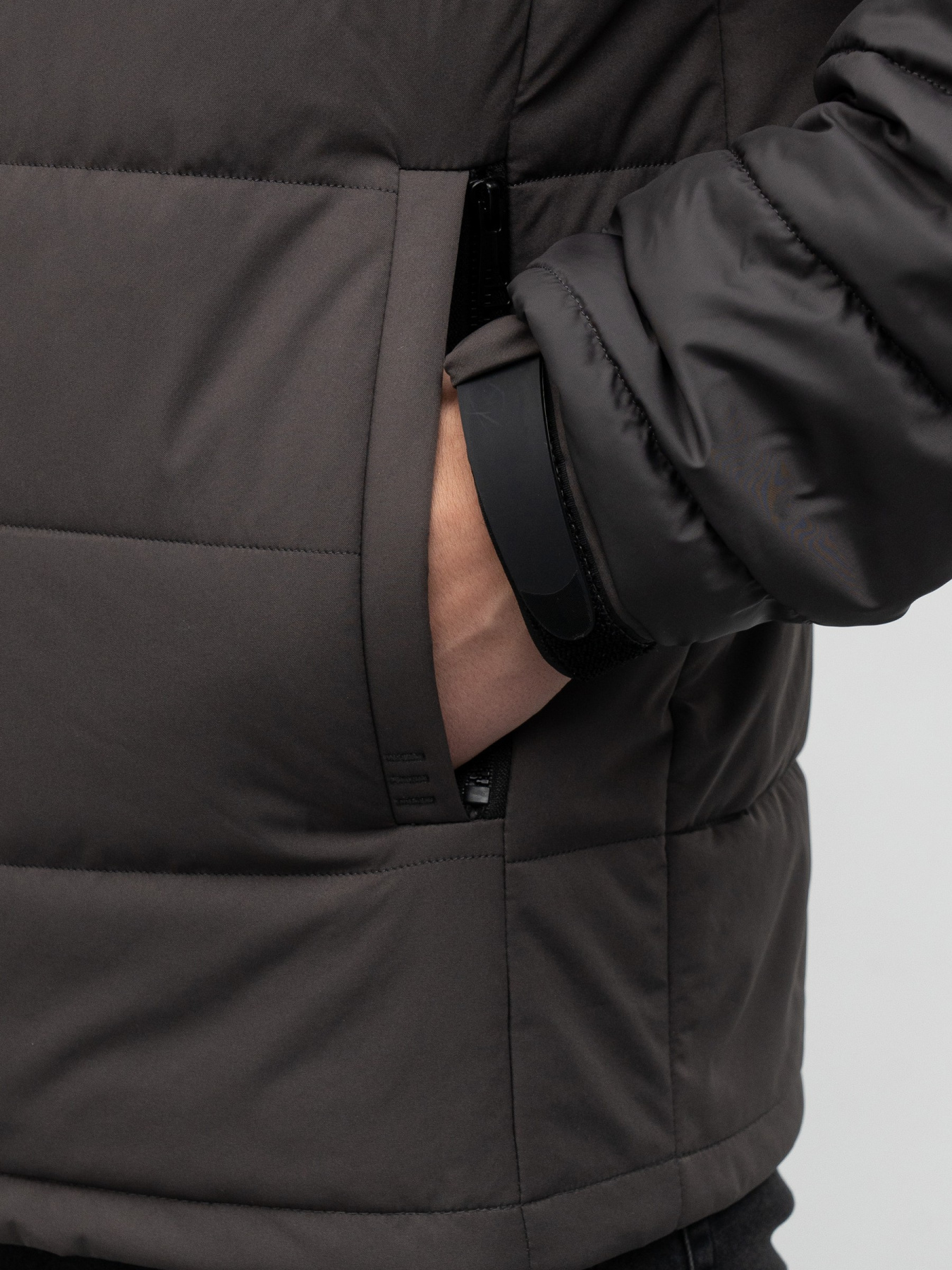 Демисезонная куртка D&V couture модель 109-GR Фото