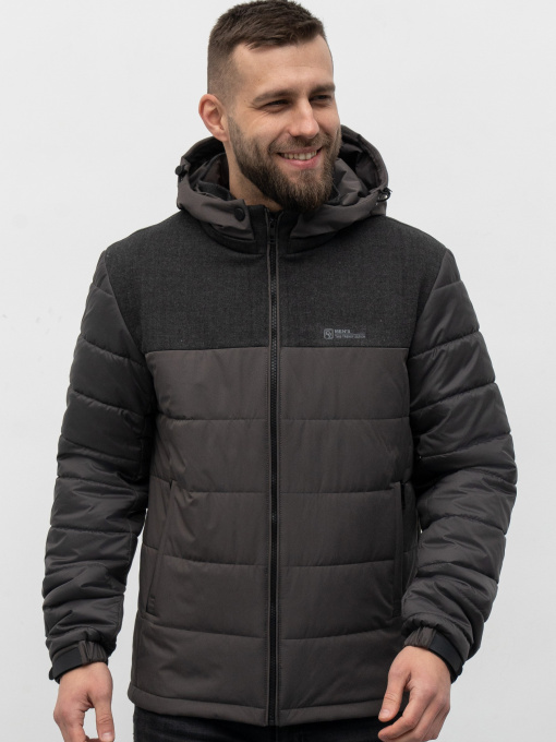 Демисезонная куртка D&V couture модель 109-GR Фото