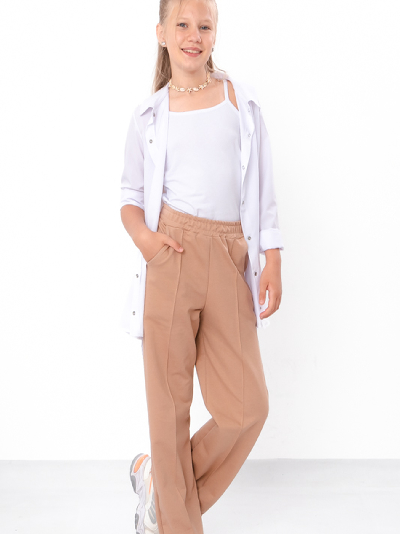 Брюки палаццо Носи своє модель 6437-057-svtla-kava Фото