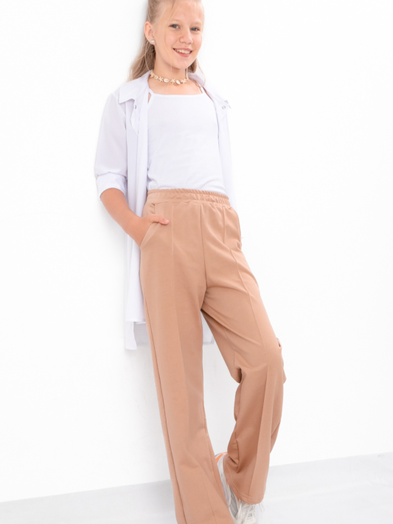 Палаццо Носи своє модель 6437-057-svtla-kava Палаццо Носи своє модель 6437-057-svtla-kava Фото