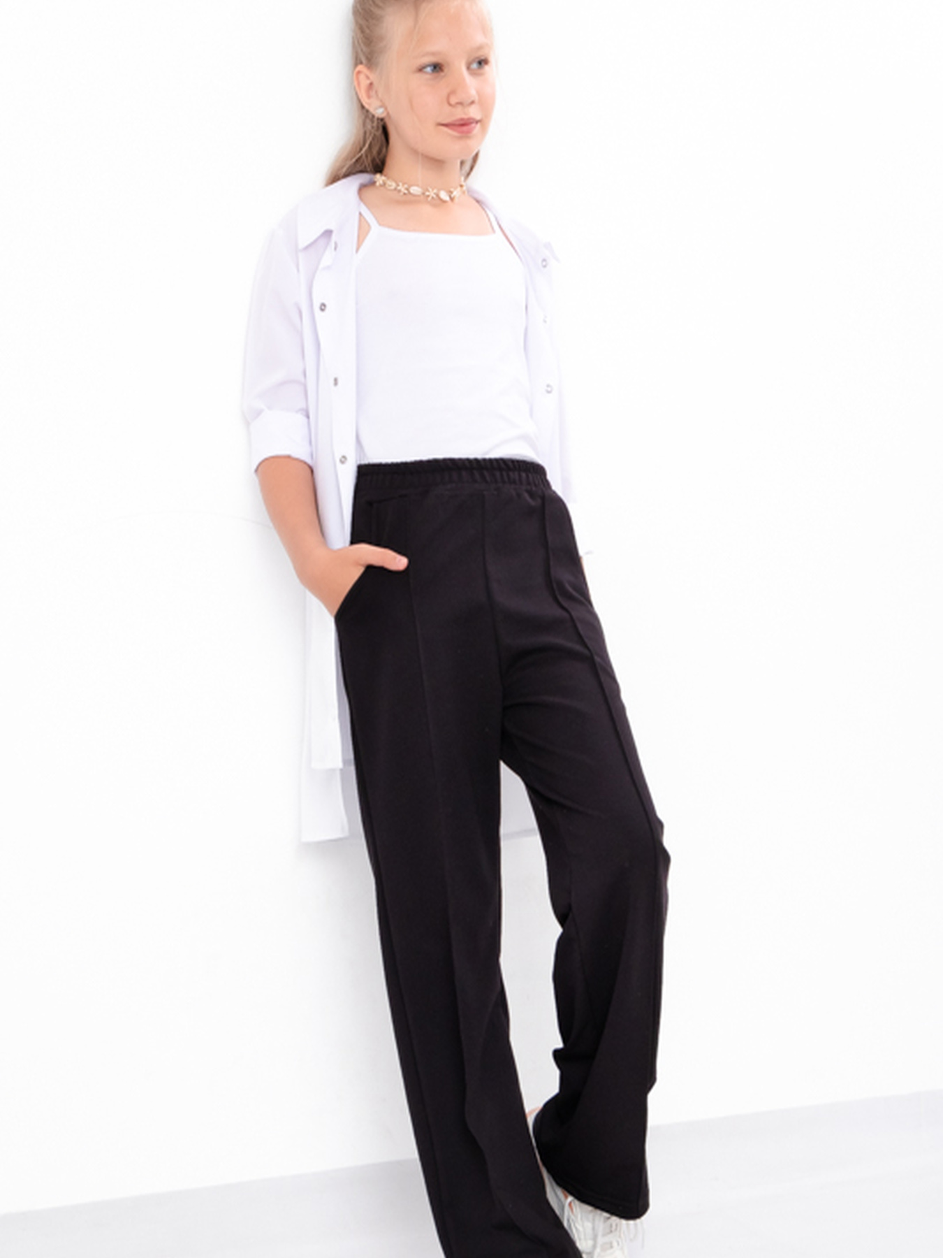 Брюки палаццо Носи своє модель 6437-057-chornij Фото