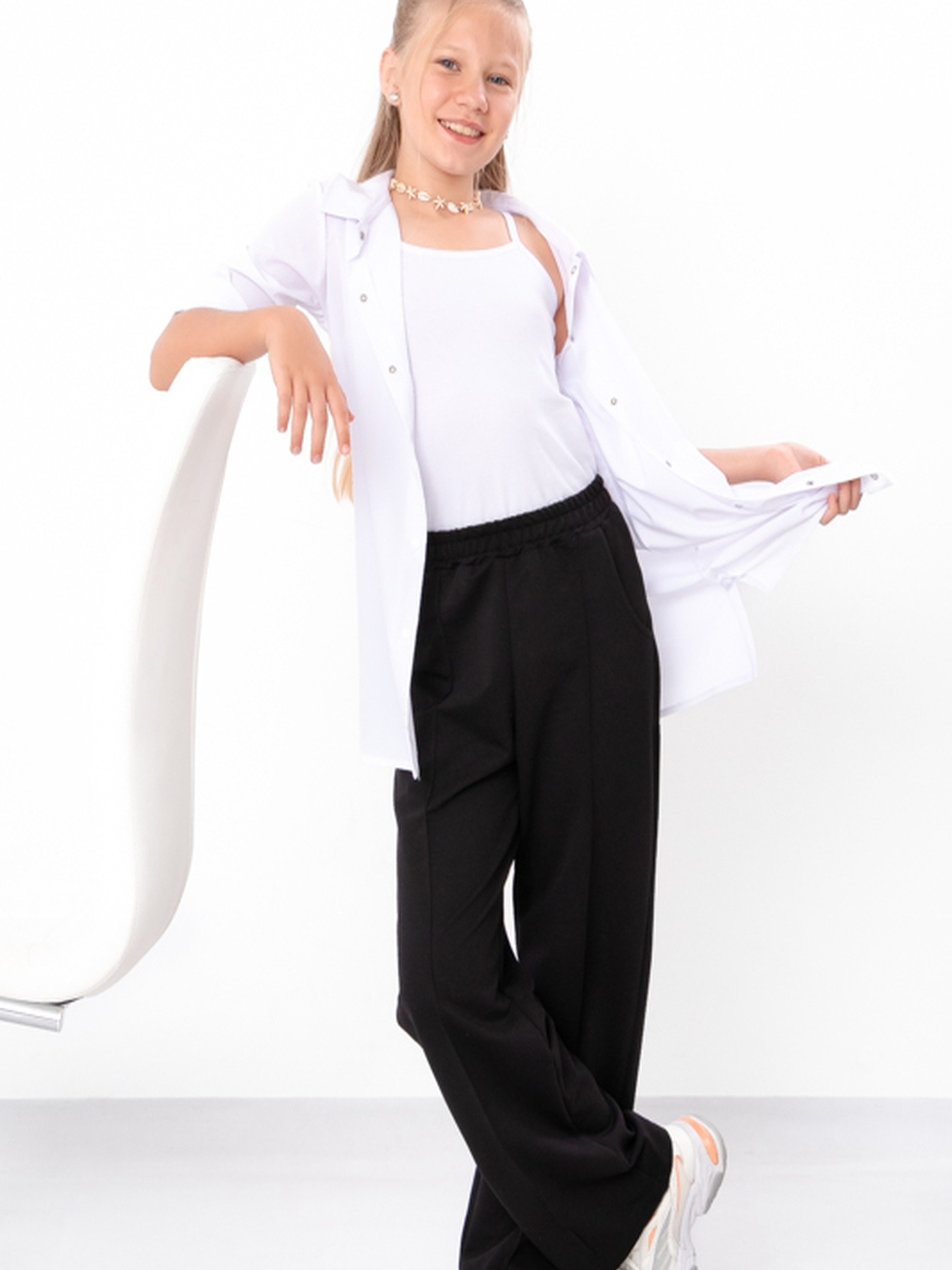 Брюки палаццо Носи своє модель 6437-057-chornij Фото