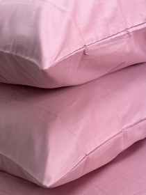 Комплект наволочок із сатину 2 шт. рожевого кольору Brindal Rose Ecotton модель 24738 Комплект наволочок із сатину 2 шт. рожевого кольору Brindal Rose Ecotton модель 24738 Фото